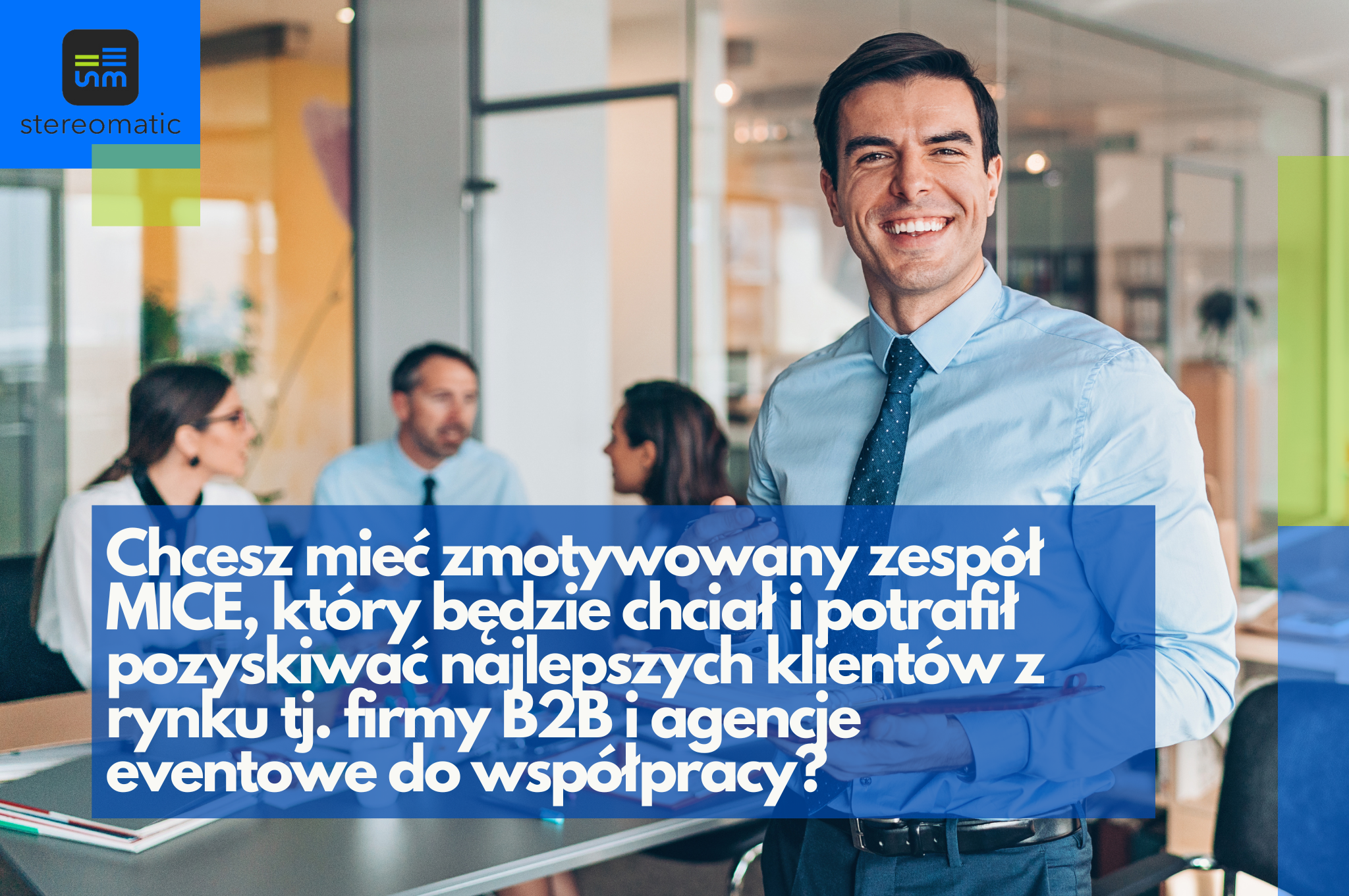 Spotkanie z klientem B2B w celu omówienia oferty MICE.